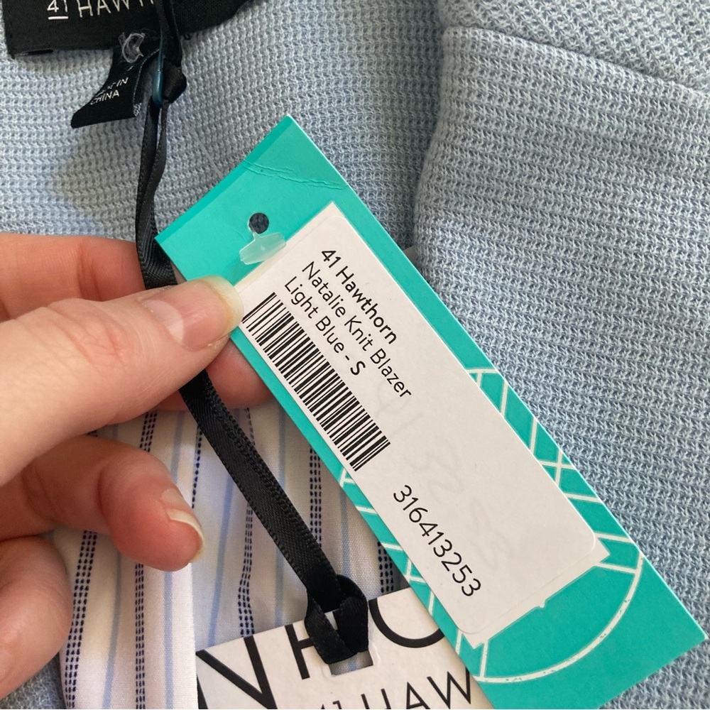 41 Hawthorn Light Blue Blazer - NWOT - Picture 3 of 14